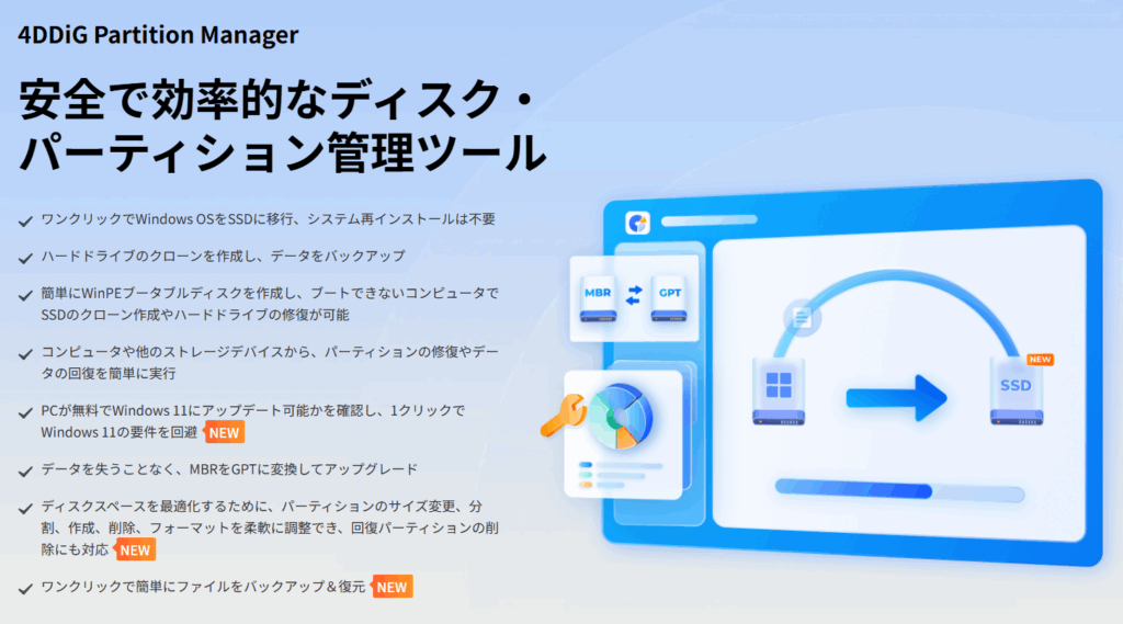 4DDiG Partition Manager